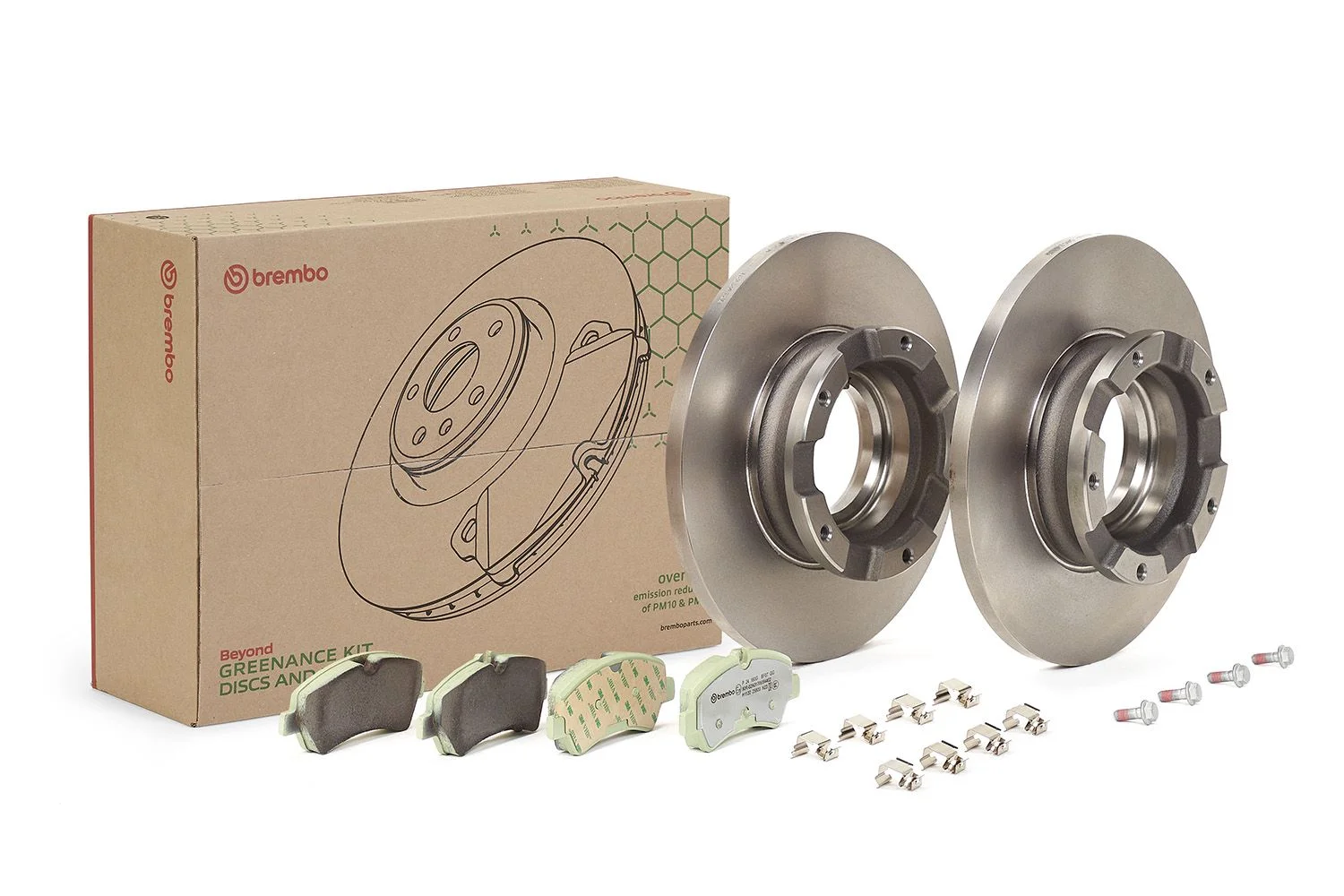 Set frana, frana disc BREMBO KT 10 017