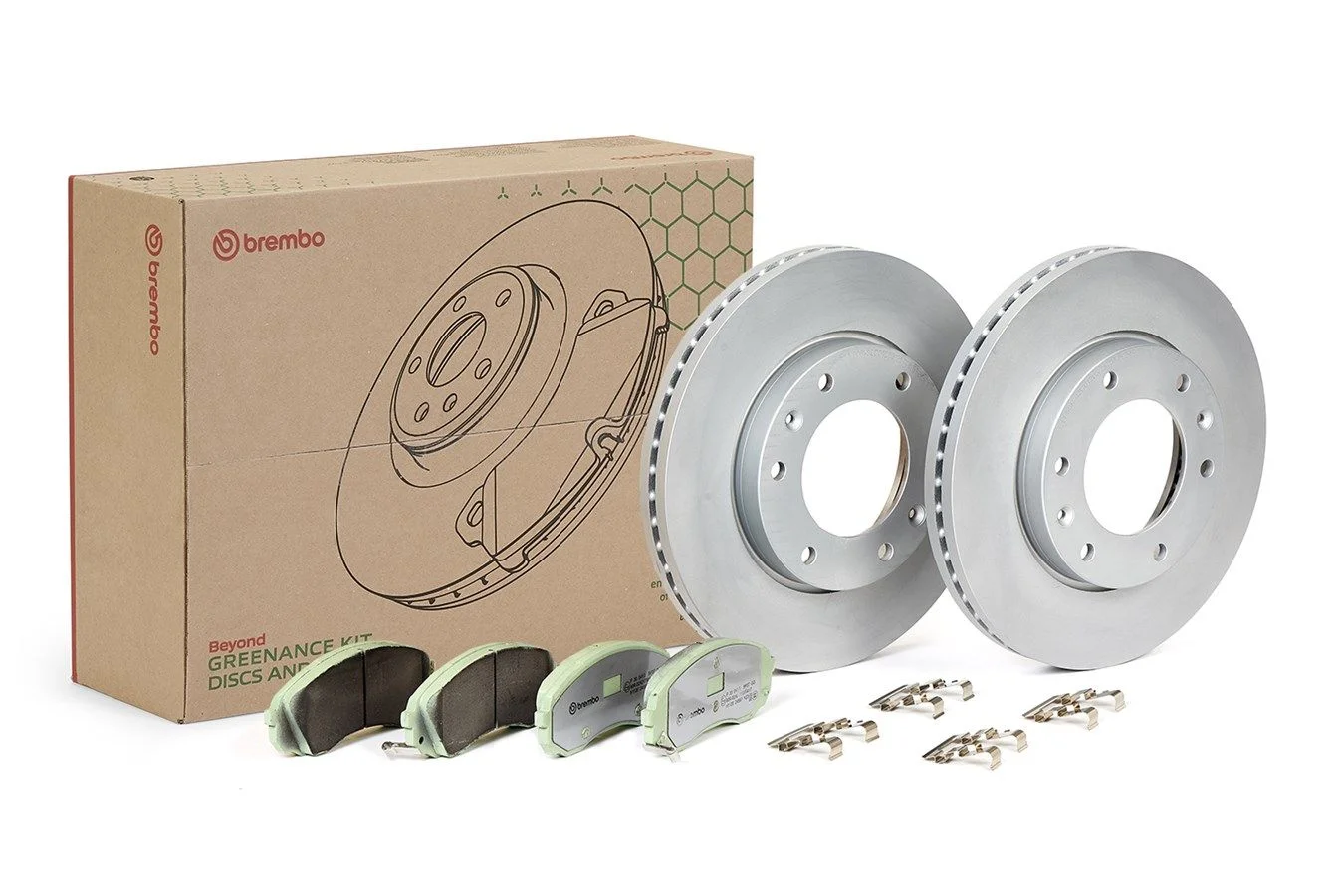 Set frana, frana disc BREMBO KT 10 019