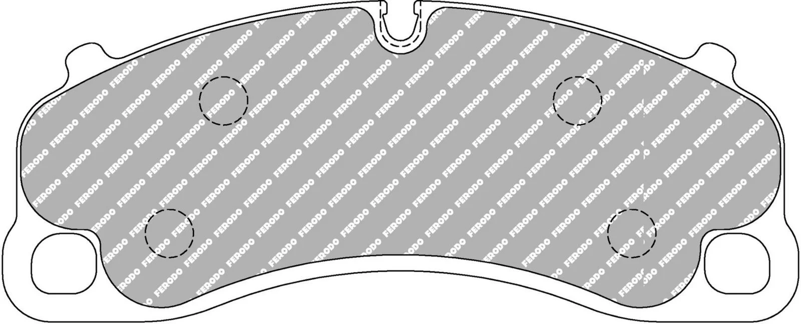 set placute frana,frana disc FERODO FCP4664W