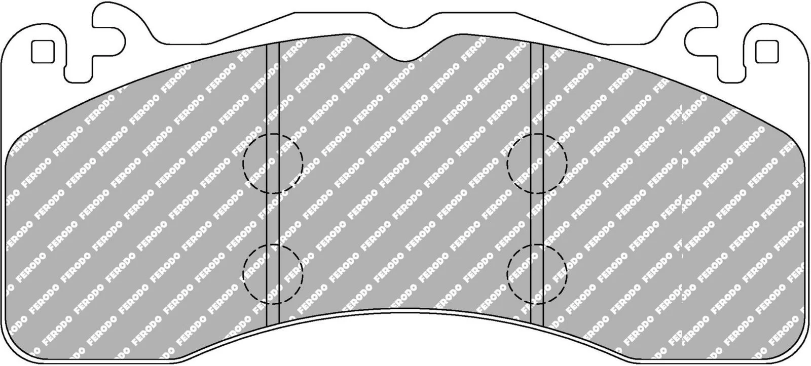 set placute frana,frana disc FERODO FCP4711W
