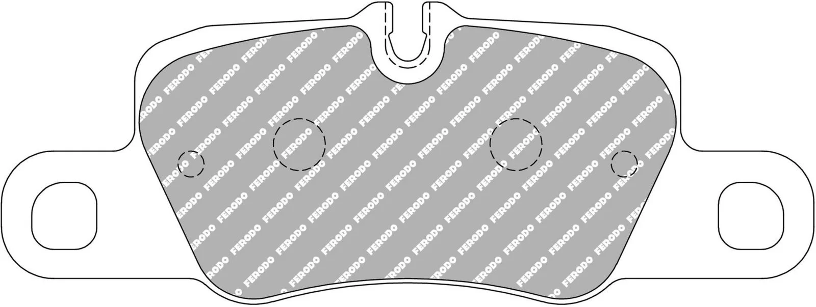 set placute frana,frana disc FERODO FCP4713W