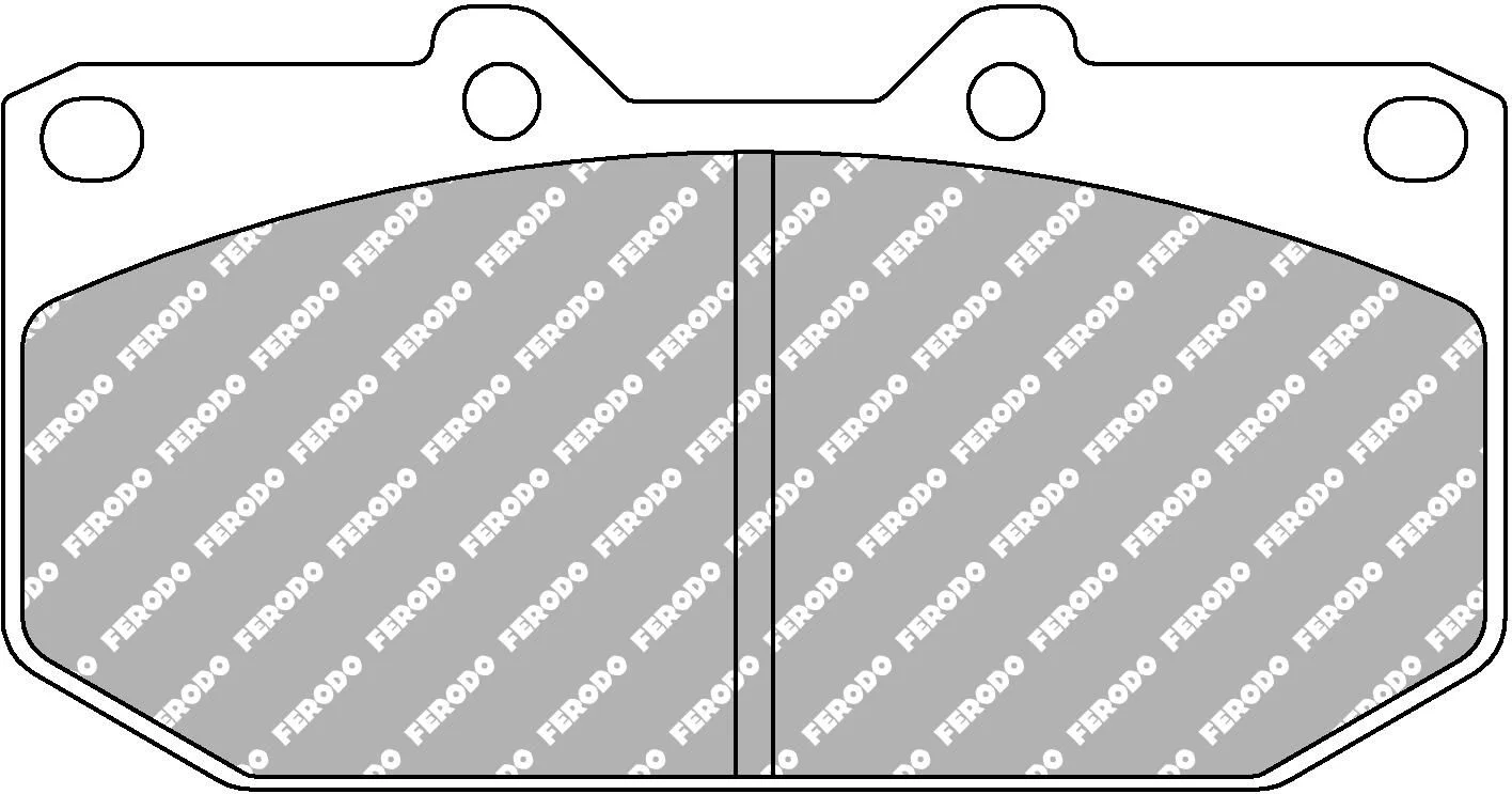 set placute frana,frana disc FERODO FCP986R