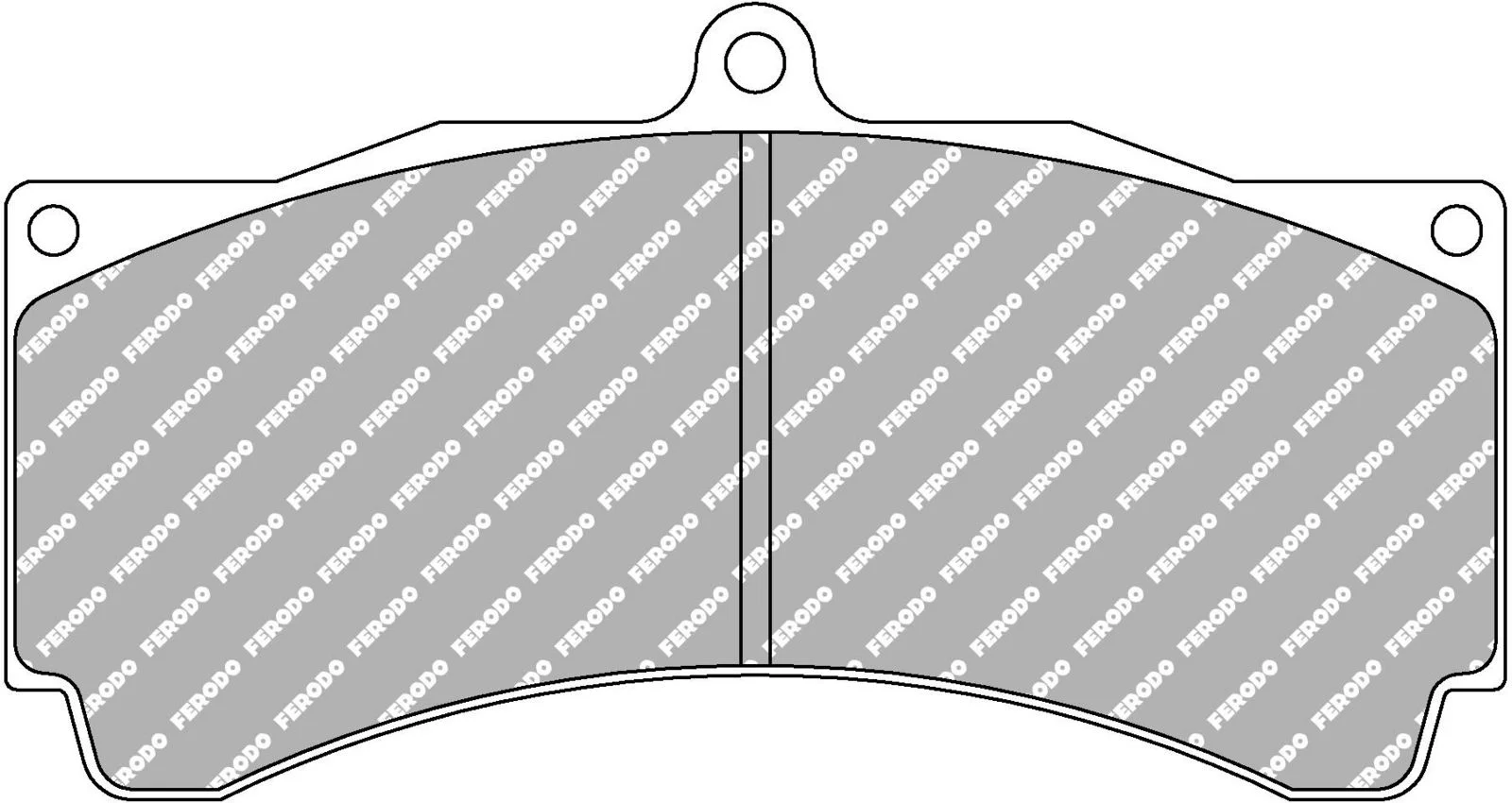 set placute frana,frana disc FERODO FRP3003R