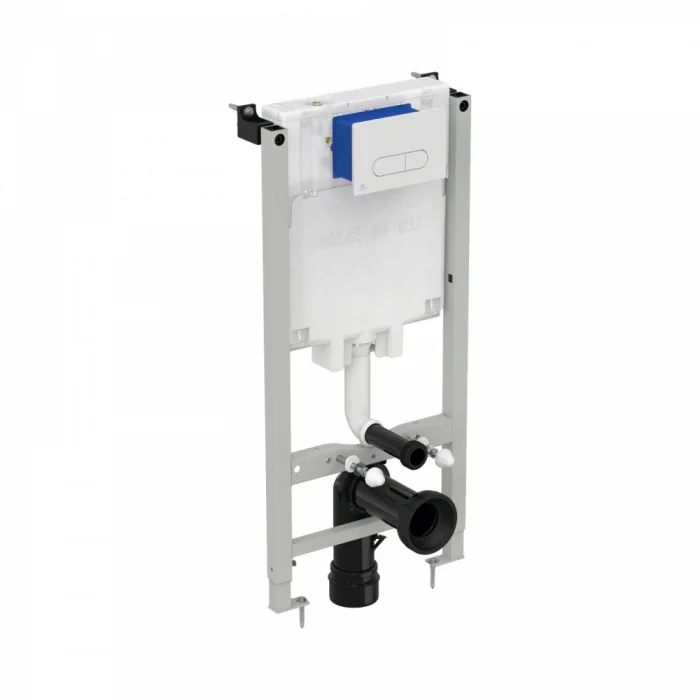 Set rezervor incastrat PROSYS cu set de fixare inclus si clapeta Oleas M1 alb lucios, Ideal Standard