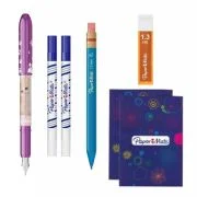 Set stilou Papermate, 2 picuri cu rescriere, creion mecanic 1. 3 mm, mine 1. 3 mm, 2 notes A5