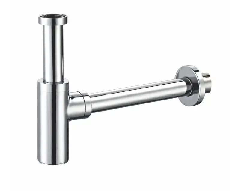 Sifon lavoar cu diametru 32 mm, rotund, metal, crom lucios, Kielle