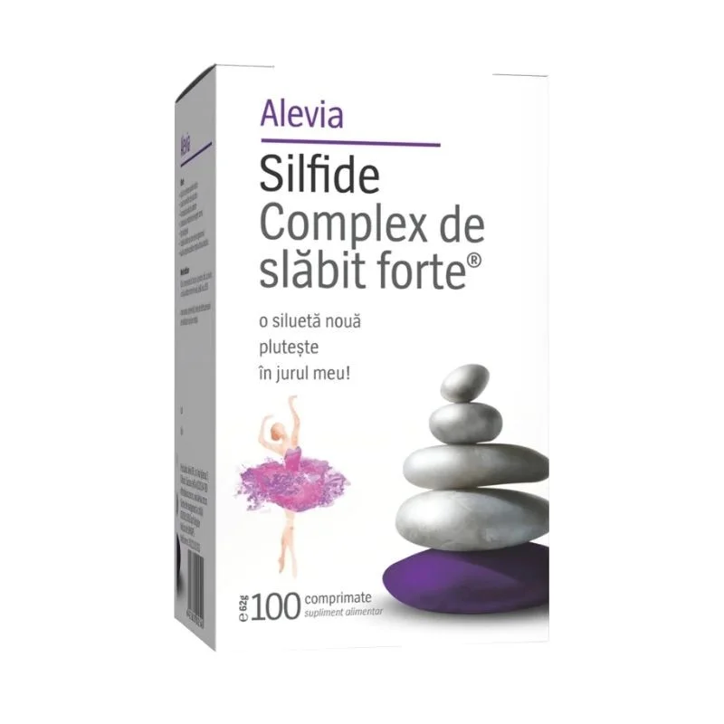 Silfide complex de slabit forte, 100 comprimate, Alevia