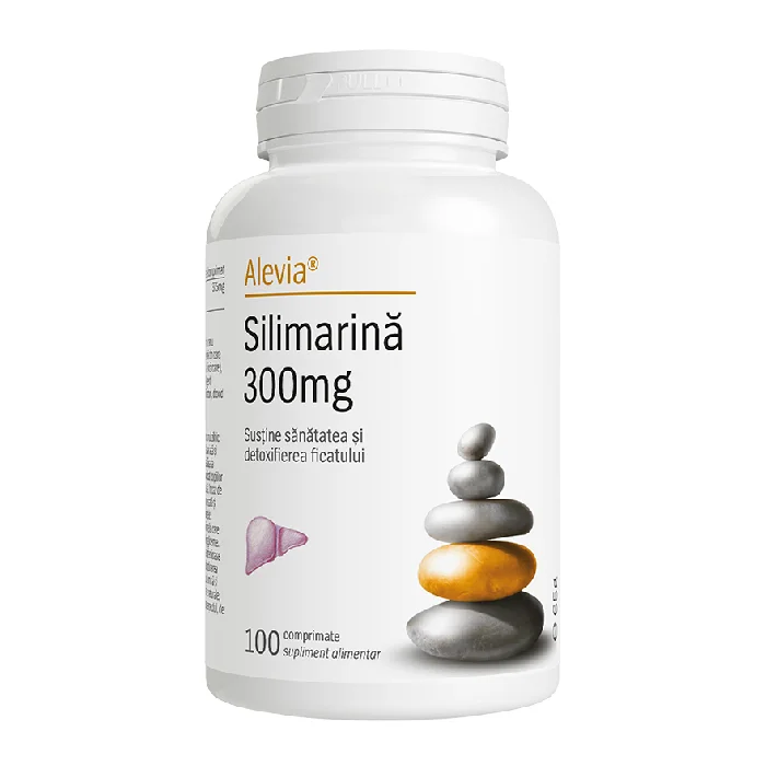 Silimarina, 300 mg, 100 comprimate, Alevia