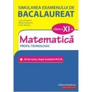 Simularea examenului de bacalaureat. Matematica. Clasa a 11-a. Profil tehnologic. 30 de de teste, dupa modelul M. E. N. - Lucian Dragomir