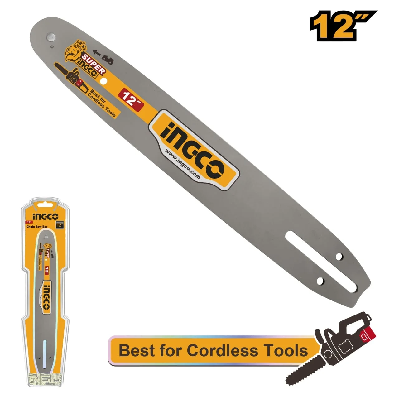 Sina Motofierastrau cu Acumulator Ingco 12inch 300 mm INGCO AGSB51201