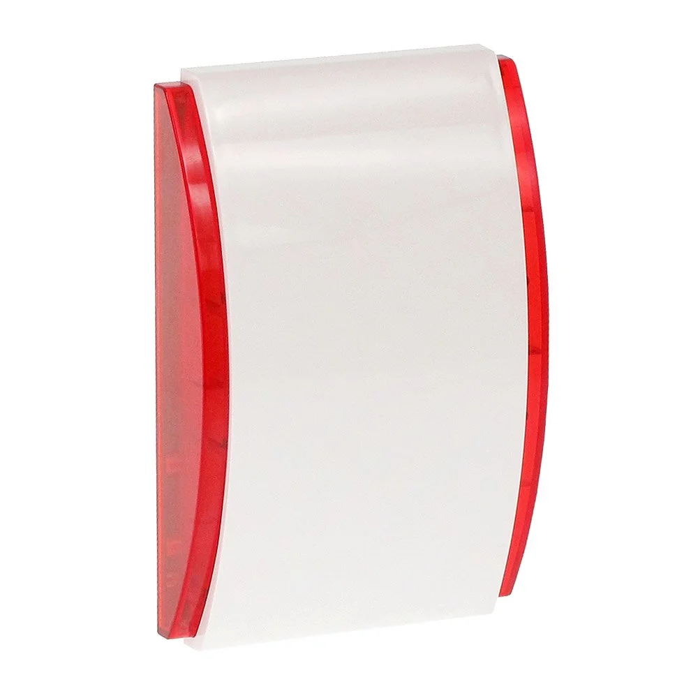 Sirena de interior wireless cu flash Satel ASP-215 R, 105 dB, RF 2000 m, 868 MHz, 3 tonuri, tamper, rosie