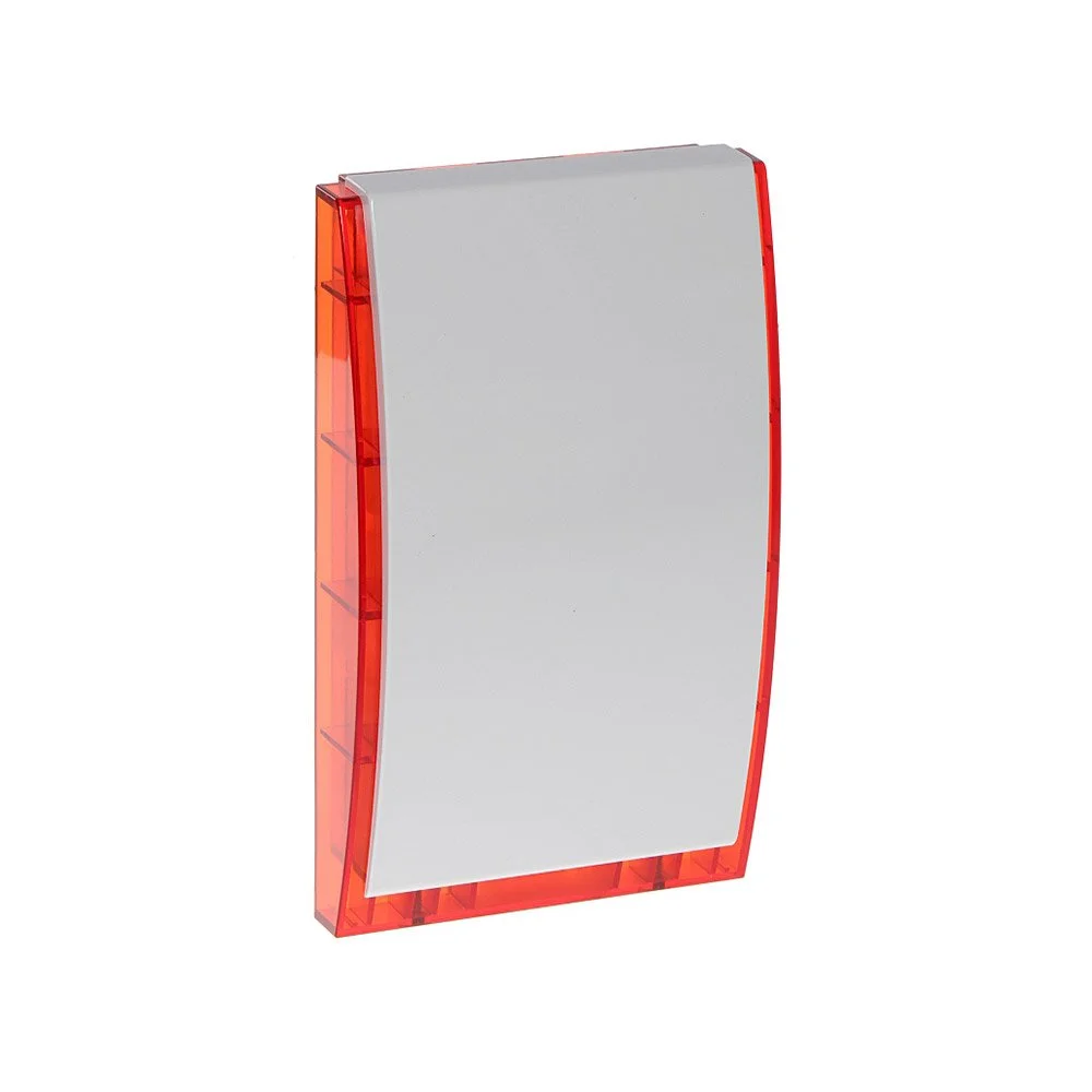 Sirena stroboscopica de exterior Satel SP-4002 R, sirena, 120 dB, LED, tamper, baterie 1.3 Ah, rosie