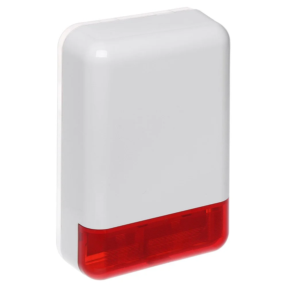 Sirena stroboscopica de exterior Satel SPL-2010 R, sirena, 120 dB, LED, tamper, rosie