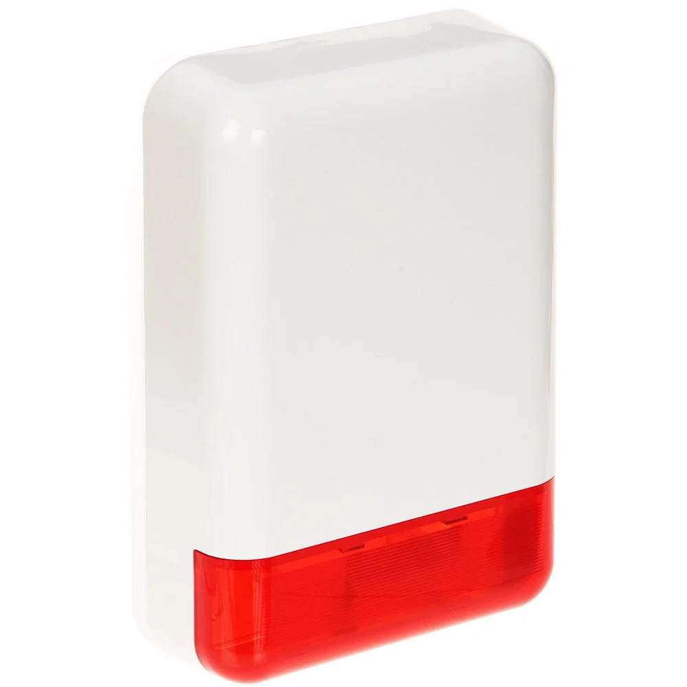 Sirena stroboscopica de exterior Satel SPL-2030 R, sirena, 120 dB, LED, tamper, rosie