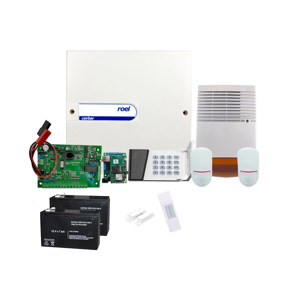 Sistem alarma antiefractie Cerber C52 + comunicator IP/GPRS