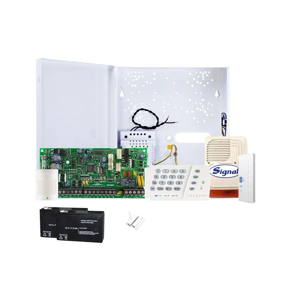Sistem alarma antiefractie Paradox Spectra SP4000 EXT + Comunicator GPRS