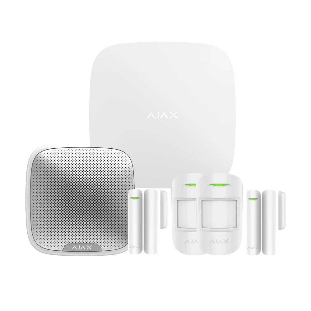 Sistem alarma wireless AJAX KIT-AJAX-S-4Z, 9 partitii, 2000 m, 113 dB, 868 MHz, Pet Imunity, 100 dispozitive, 10 utilizatori