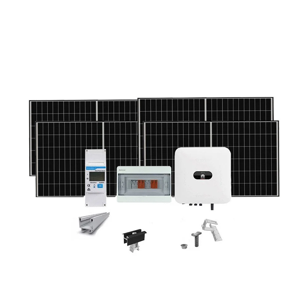 Sistem fotovoltaic 5.8 kW, invertor monofazat Hibrid WiFi si 12 panouri N-Type JinKO Tiger Neo monocristalin, 490 Wp, 120 celule, montare pe acoperis din tigla