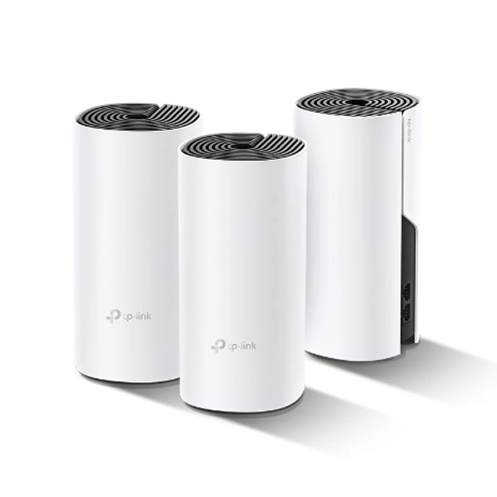 Sistem Mesh Gigabit Dual Band TP-Link DECO P9 (3-PACK), 2 porturi, 2.4/5.0 GHz, 560 m, 1200 Mbps