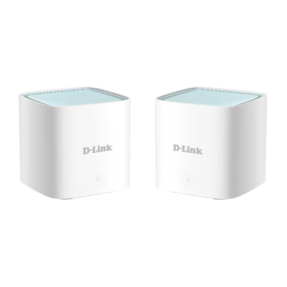 Sistem Mesh wireless Dual-Band Gigabit D-Link Eagle Pro M15-2, WiFi 6, 1.5 Gbps, 4 antene, 2 porturi, interior, 2 buc