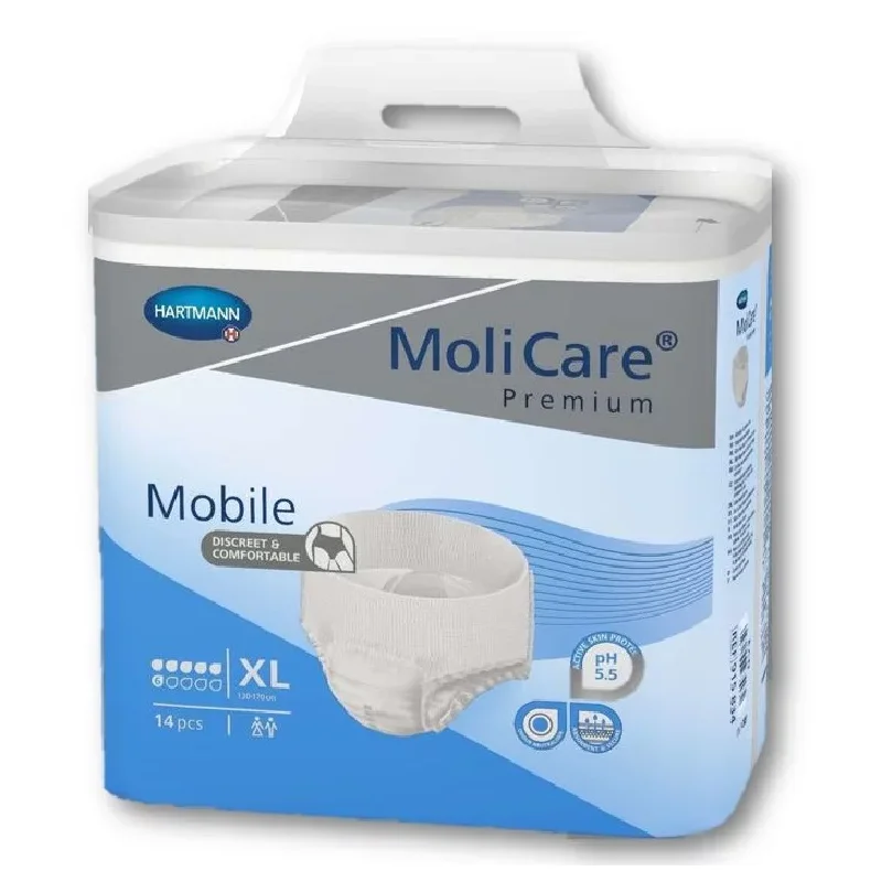 Slip pentru incontinenta urinara XL Molicare Mobile, 14 bucati, Hartmann