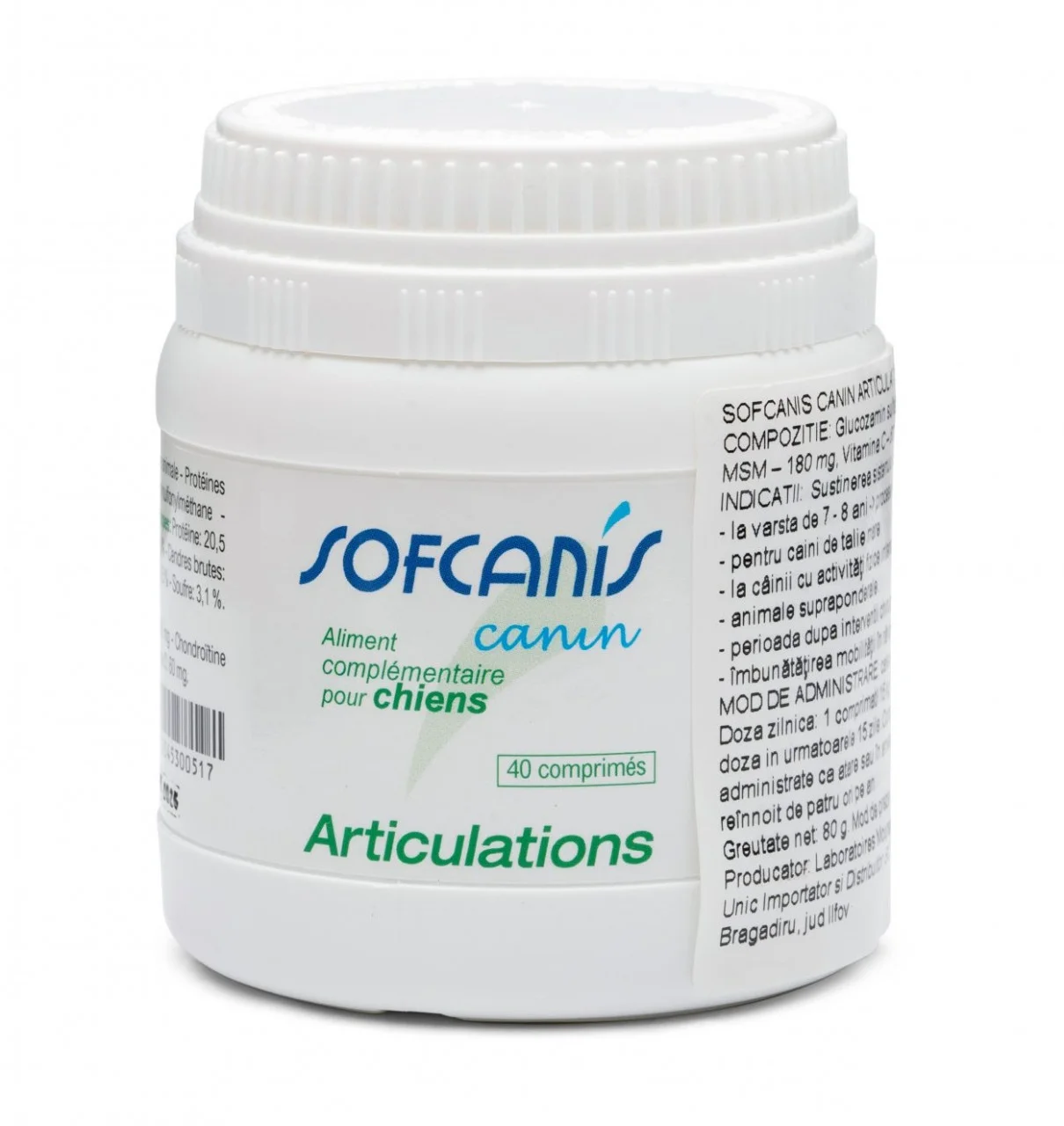 Sofcanis Articulations Caine, 40 comprimate