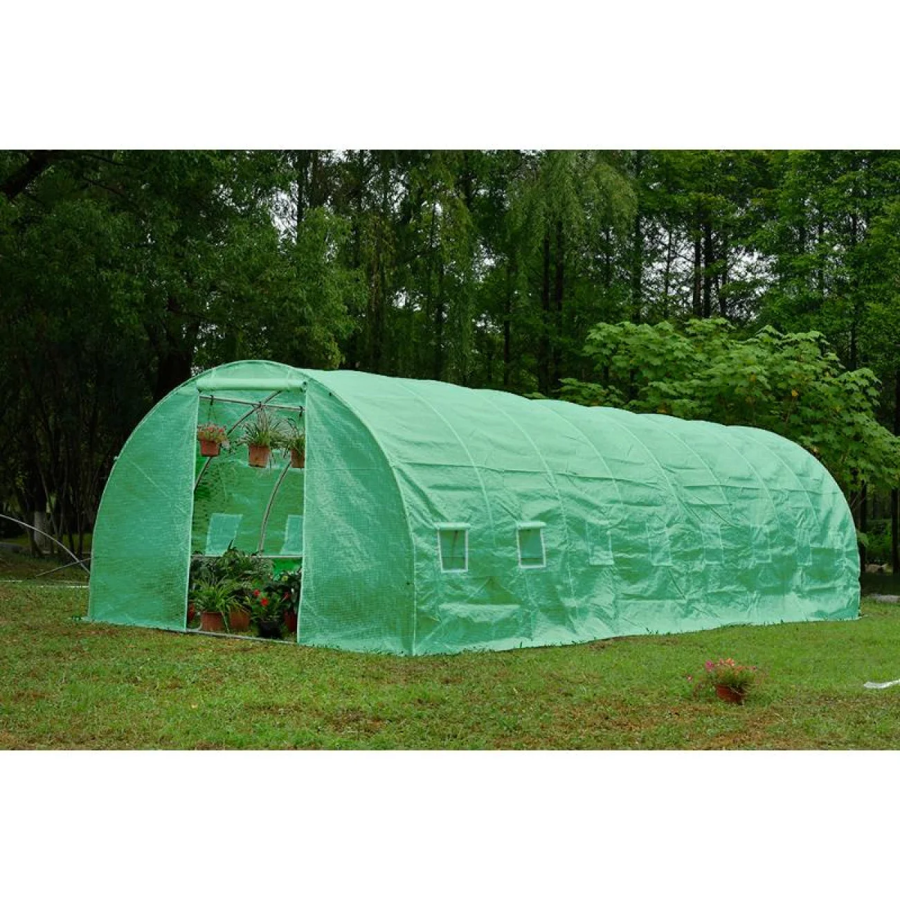 Solar Gradina /  Sera Legume cu Schelet Metalic 8 x 3 x 2 m Micul Fermier GF-2046