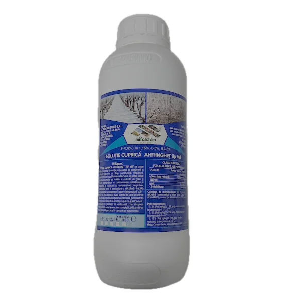 Solutie cuprica anti-inghet 1L, Mifalchim, aditiv agricol (vita de vie, pomi, legume de camp)