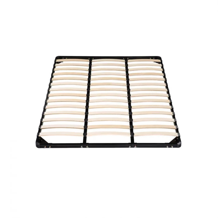 Somiera demontabila, cu lamele din plop, 200x200 cm, fara picioare