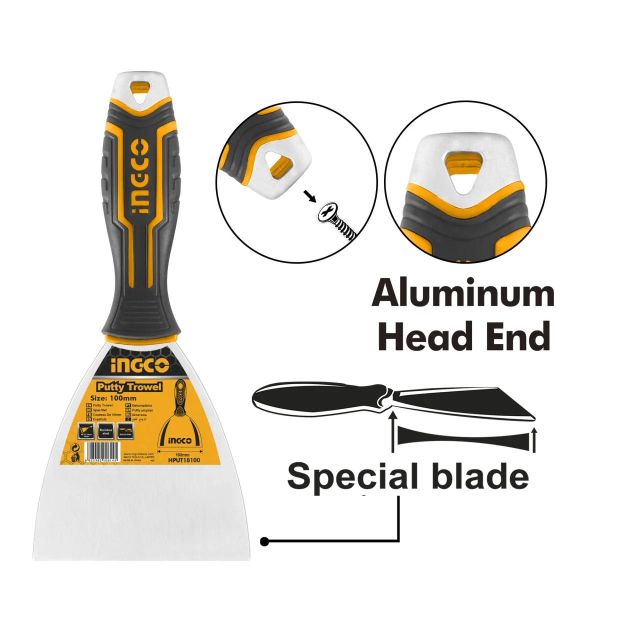 Spaclu Aluminiu Otel 60mm INGCO HPUT18060