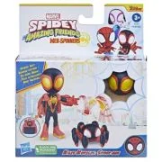 Spidey prietenii extraordinari Set figurina Miles Morales Spider-man 10cm si accesorii