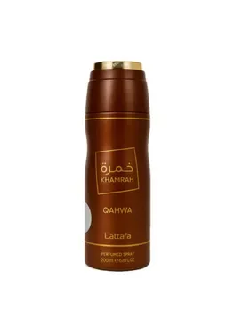 Spray pentru corp Lattafa Perfumes Khamrah Qahwa, 200 ml, unisex