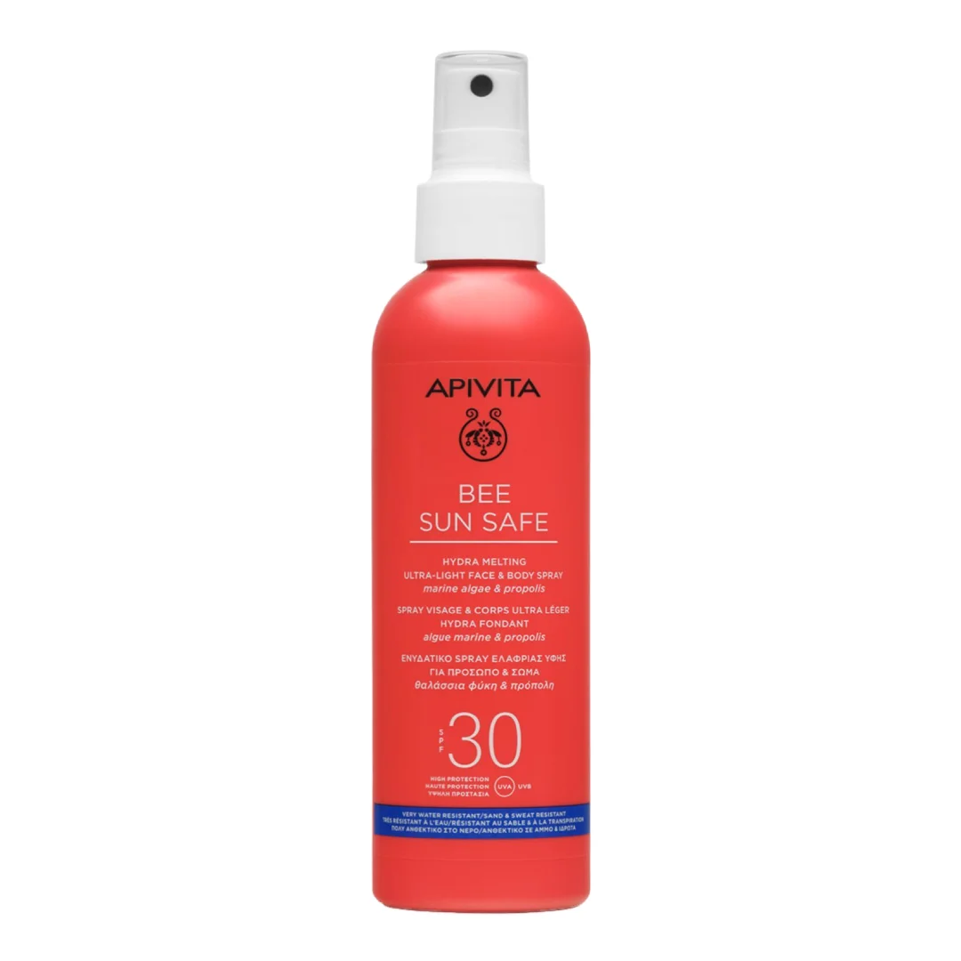 Spray protectie solara corp si ten SPF30 Bee Sun Safe, 200 ml, Apivita