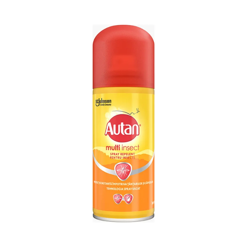 Spray repelent anti-tantari Multi Insect, 100 ml, Autan