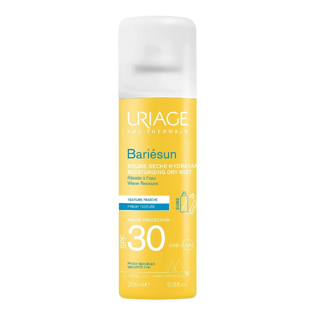 Spray uscat protectie solara SPF30 Bariesun, 200 ml, Uriage