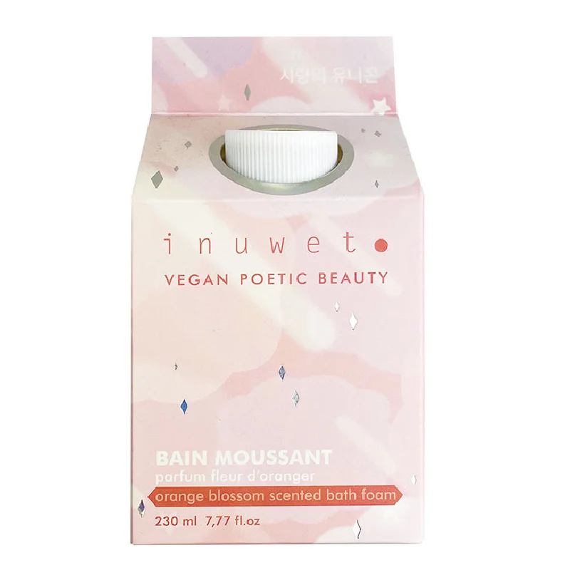 Spuma de baie cu parfum de flori de portocal, Orange Blossom, 230ml, Inuwet