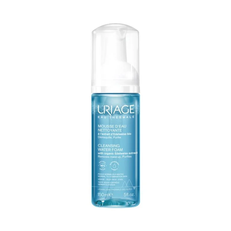 Spuma de curatare pentru ten normal mixt, 150 ml, Uriage