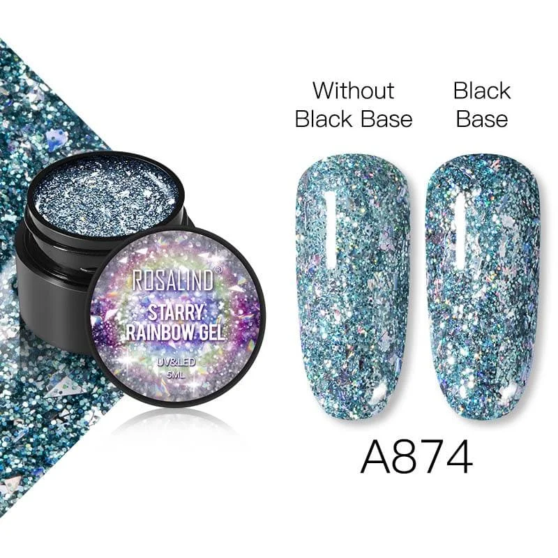 STARRY RAINBOW COLOR GEL A874 - A874 - Everin.ro
