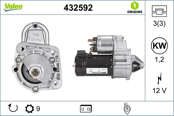 starter VALEO 432592