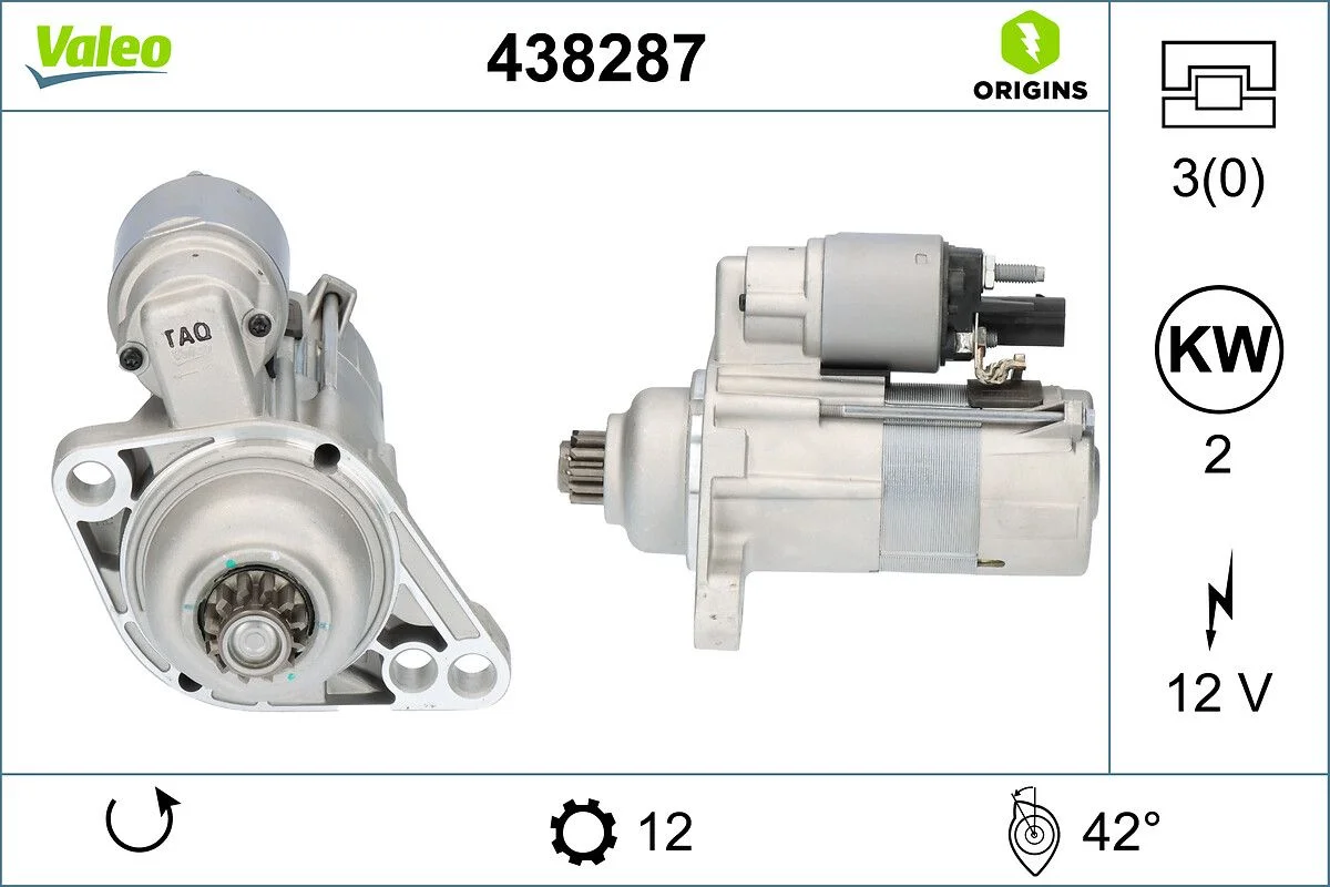 starter VALEO 438287