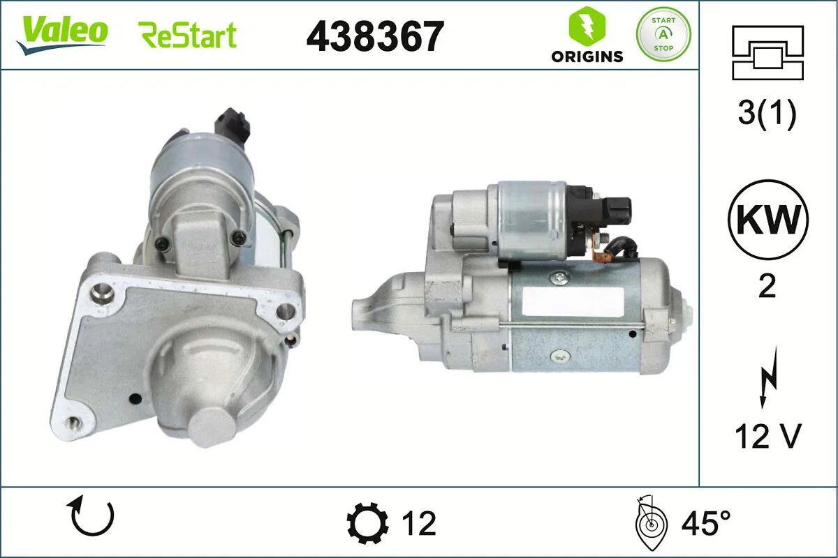 starter VALEO 438367