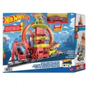 Statia de pompieri Super loop Hot Wheels