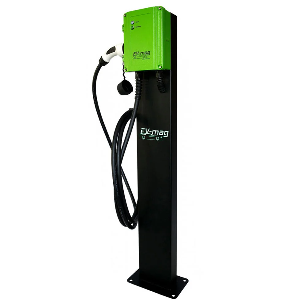 Statie incarcare masini electrice EV-MAG GS107T1GCS, 7 kW, type 1, monofazat, montaj pe stativ