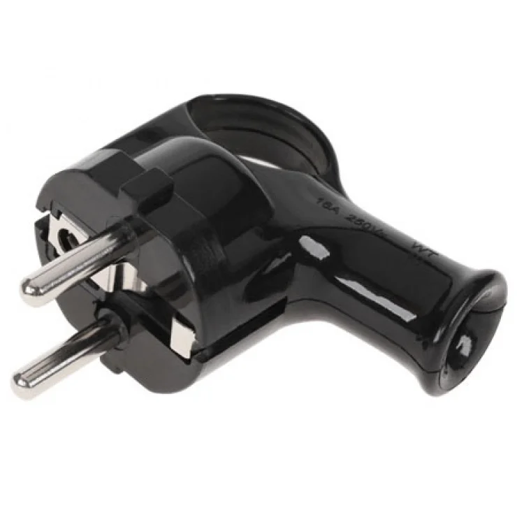 Stecher Schuko Negru, URZ3007