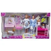 STEFFI LOVE SET PETRECERE IN PIJAMALE BINE AI VENIT IN FAMILIE CU ACCESORII