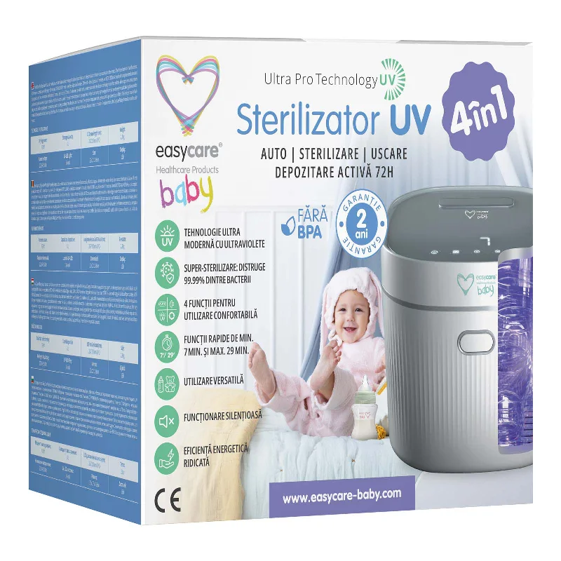 Sterilizator UV 4in1 cu uscator, EasyCare Baby