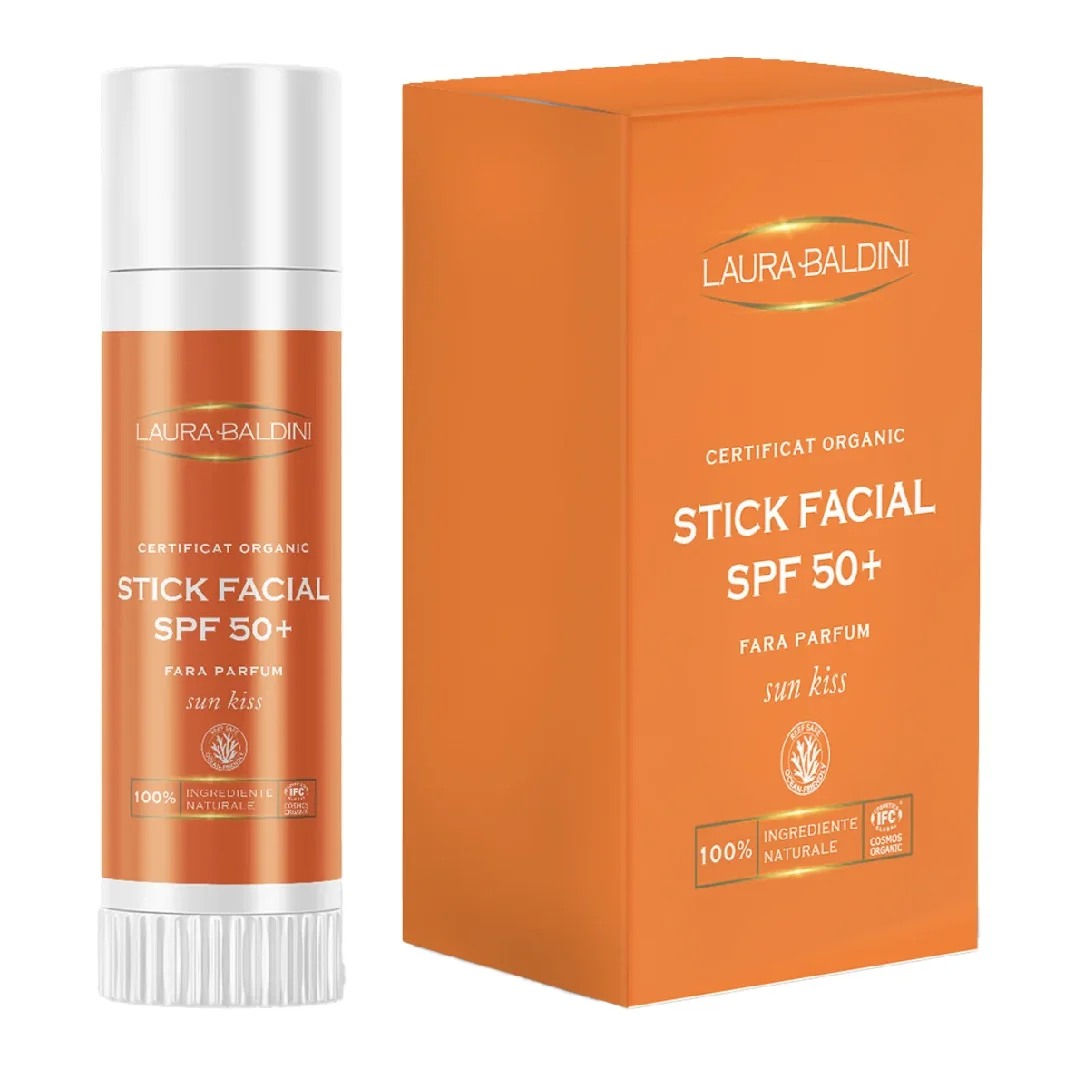 Stick facial SPF50+ Sun Kiss, 15ml, Laura Baldini