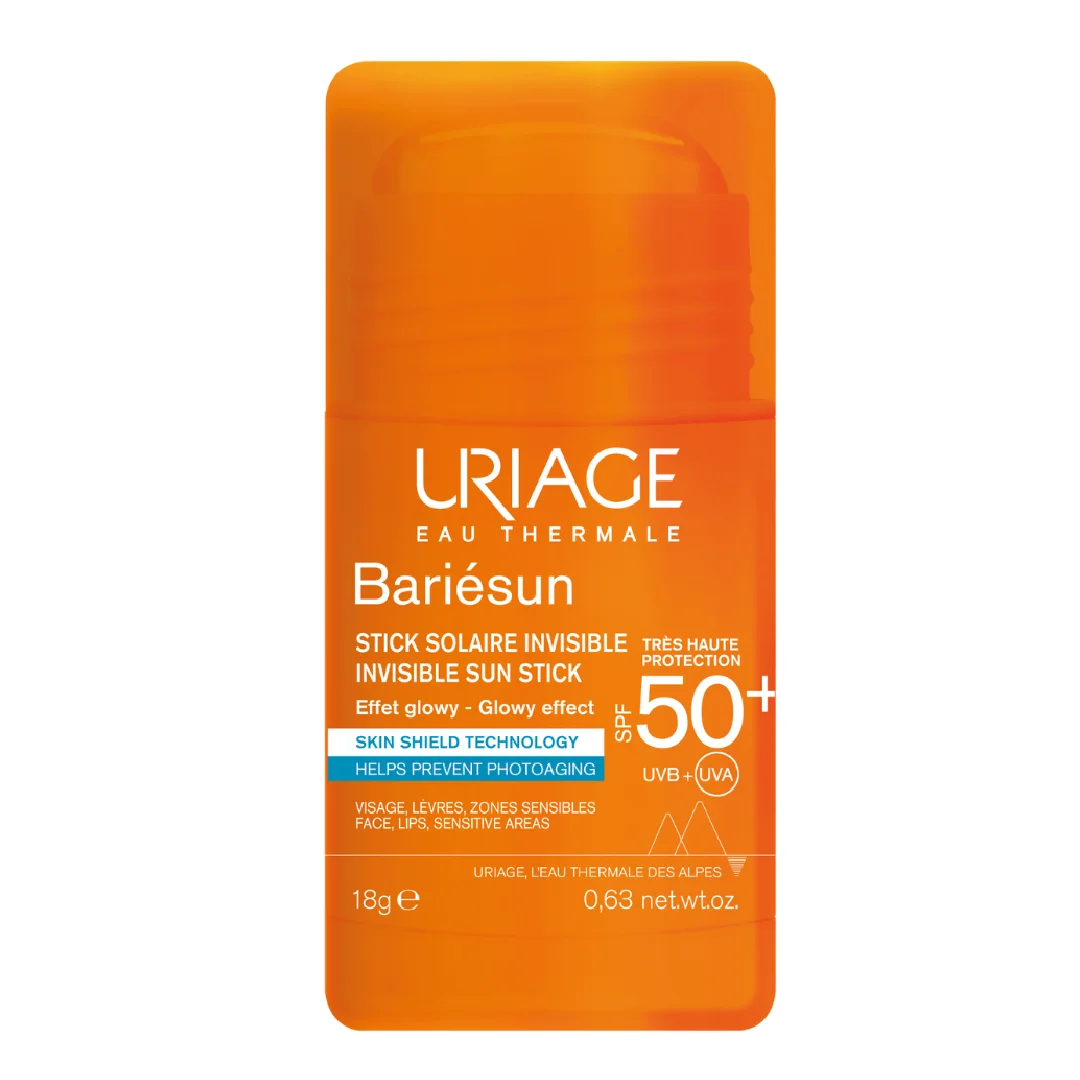 Stick pentru protectie solara SPF50 Bariesun invizibil, 18g, Uriage