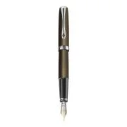 Stilou DIPLOMAT Excellence A2, cu penita M, aurita 14kt. - Oxyd Brass