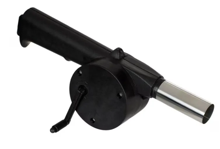 Suflanta manuala pentru gratar intretinerea focului din plastic si otel 25cm OFF